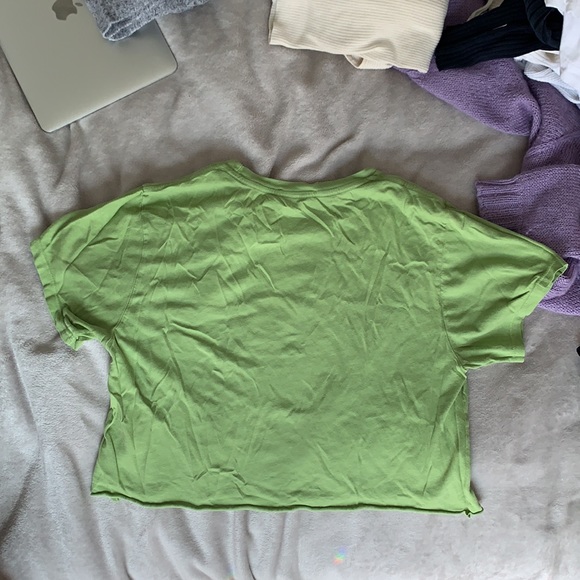 Reformation 100% Organic Cotton Tee Pistachio - Picture 2 of 3